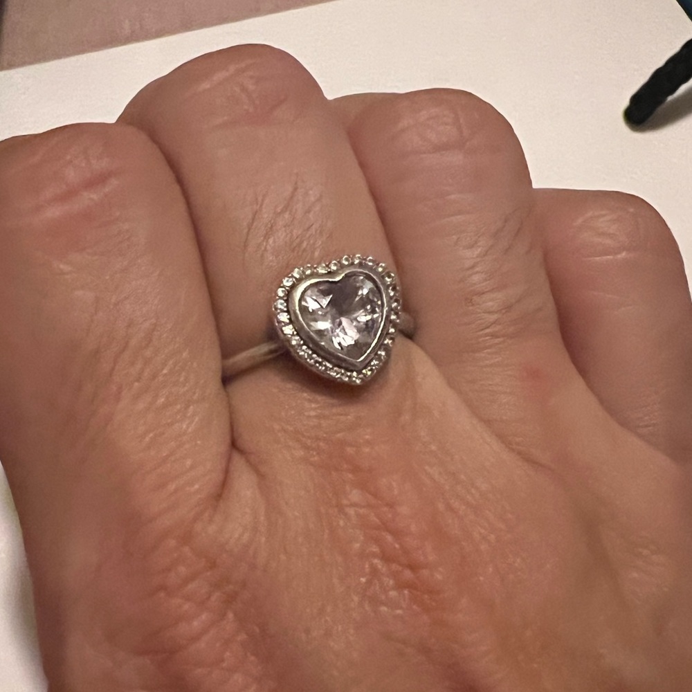 Pandora “Sparkling Love Heart” Ring